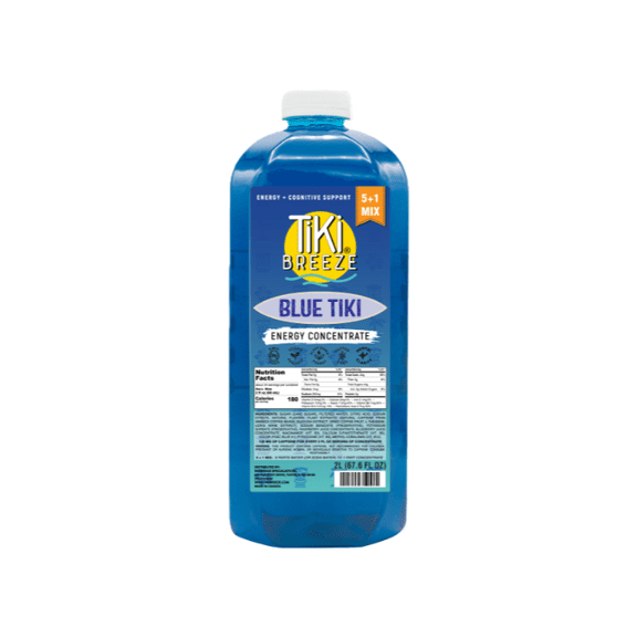 TB Sugar-Free Blue Tiki Energy Drink Mix Concentrate cs 6/2 ltr