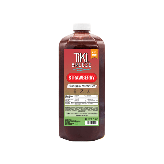 TB Strawberry Fruit Fusion Drink Mix Concentrate cs 6/2 ltr