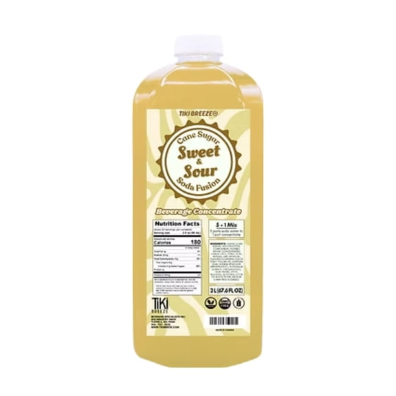TB Sweet and Sour Drink Mix Concentrate cs 6/2 ltr