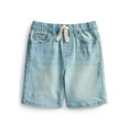thumbnail image 1 of Wonder Nation Baby and Toddler Boys' Pull On Denim Shorts, Sizes 12M-5T, 1 of 3