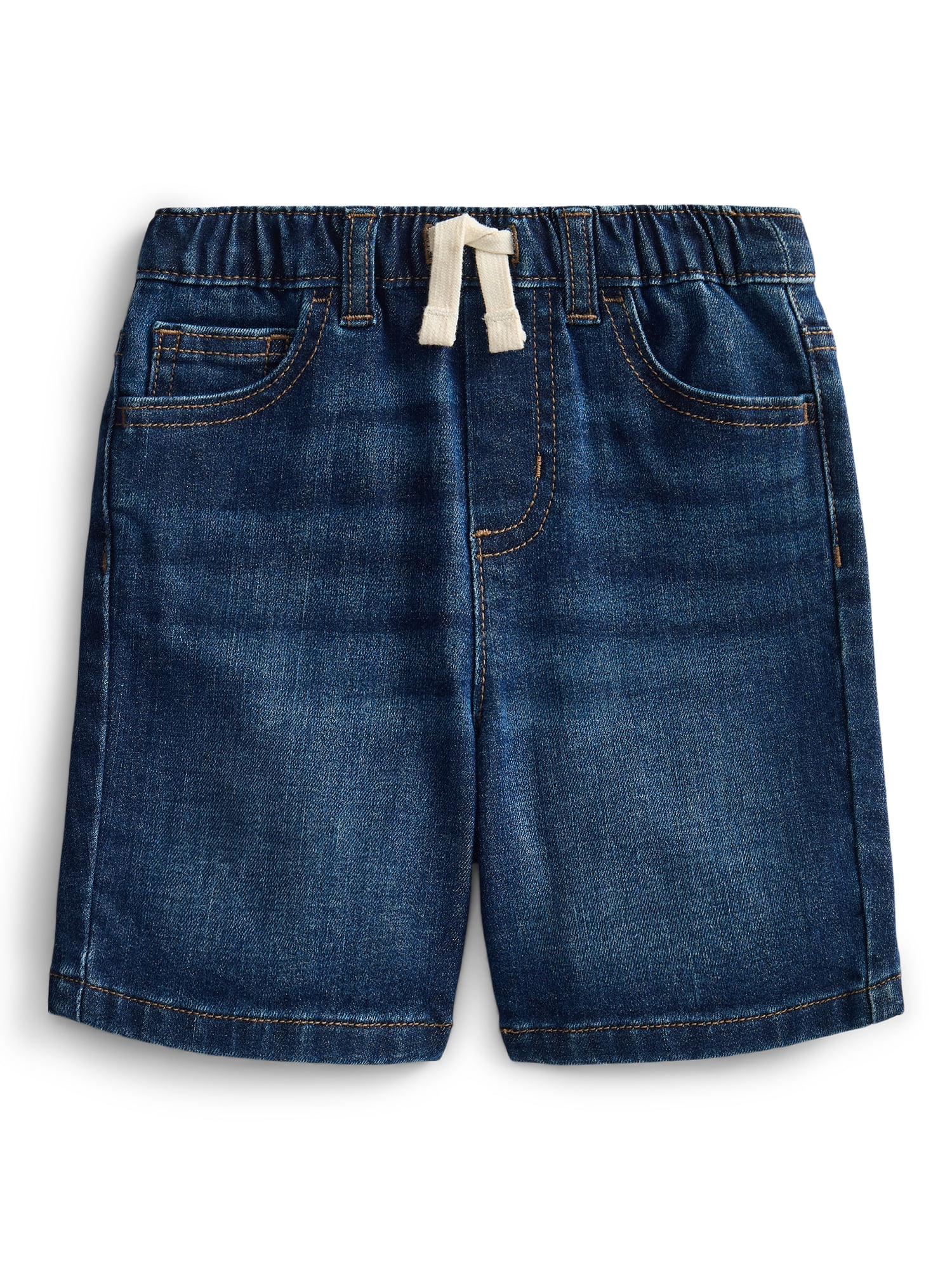 Wonder Nation Baby and Toddler Boys' Pull On Denim Shorts, Sizes 12M-5T