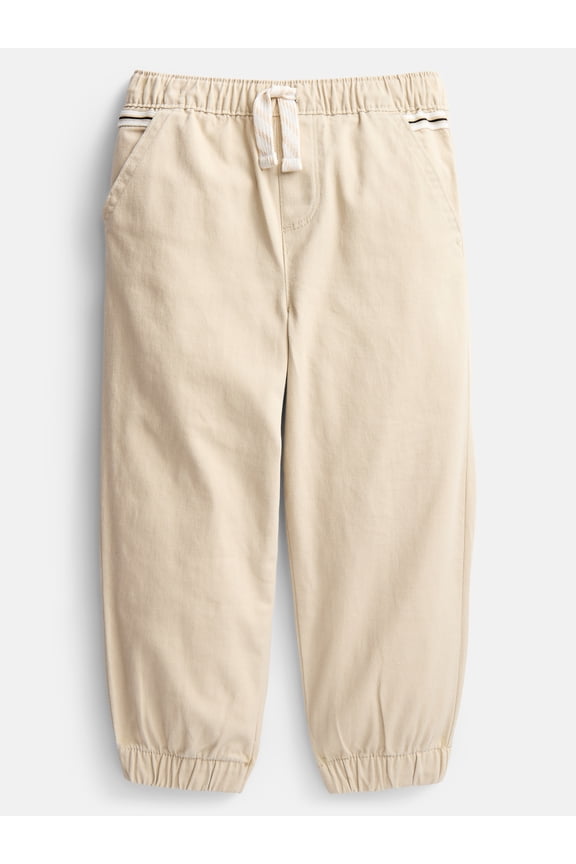 Toddler Boys Woven Cotton Joggers, Sizes 18M-5T