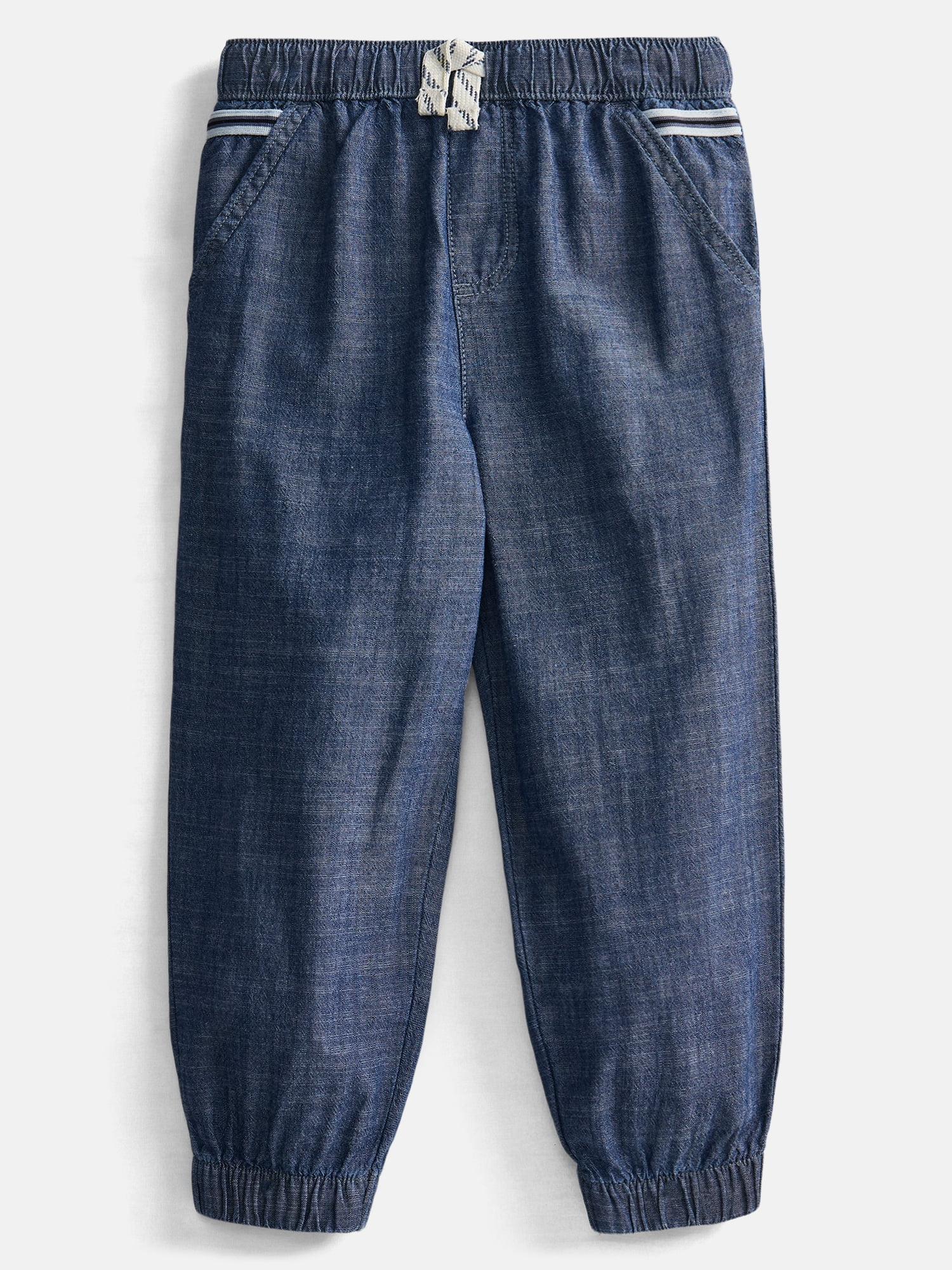Wonder Nation Toddler Boys Woven Cotton Joggers, Sizes 18M-5T