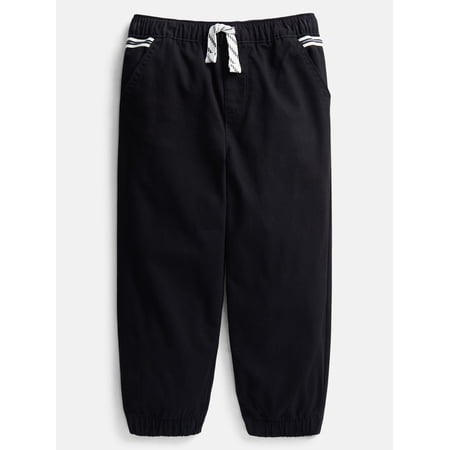 Wonder Nation Toddler Boys Woven Cotton Joggers, Sizes 18M-5T