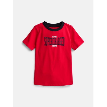 Wonder Nation Toddler Boys Graphic Tee with Short Sleeves, Sizes 18M-5T