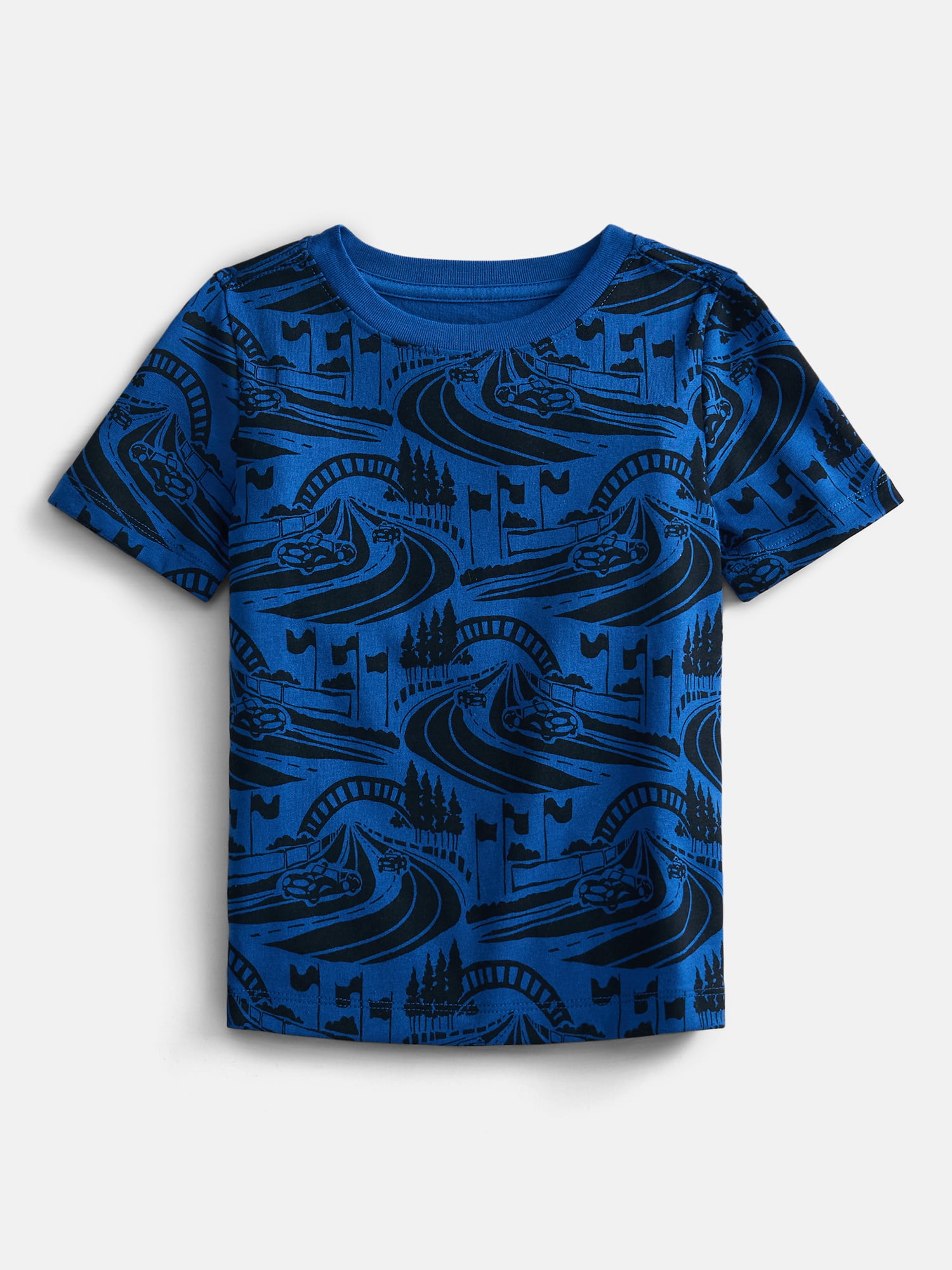 Wonder Nation Toddler Boys Printed Tee with Short Sleeves, Sizes 18M-5T