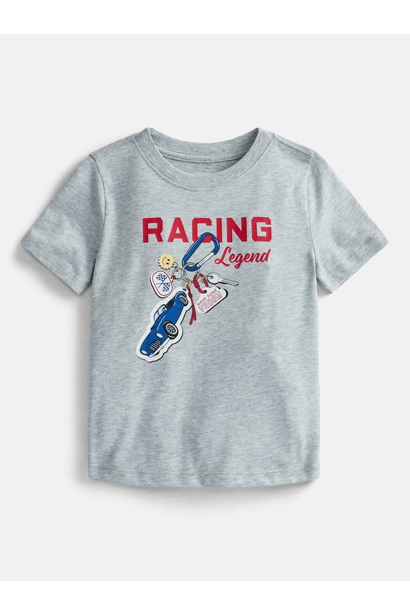 Toddler Boys Graphic Tee with Short Sleeves, Sizes 18M-5T
