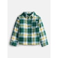 thumbnail image 1 of Wonder Nation Toddler Boys' Flannel Shirt with Long Sleeves, Sizes 12M-5T, 1 of 3