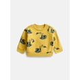 thumbnail image 1 of Wonder Nation Baby & Toddler Boys Graphic Fleece Crewneck Sweatshirt, Sizes 6M-5T, 1 of 3