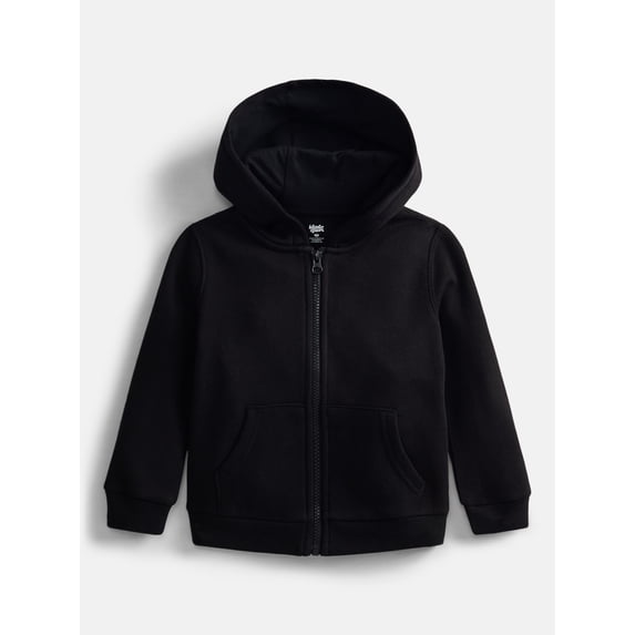 Wonder Nation Toddler Boys' Zip Front Fleece Hoodie, Sizes 0M-5T