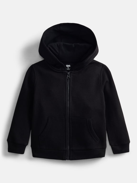 Baby and Toddler Fleece Zip Up Hoodie, Sizes 0M-5T