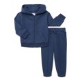 thumbnail image 1 of Wonder Nation Toddler Boys Hoodie and Pants Fleece Set, 2-Piece, Sizes 12M-5T, 1 of 3