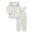 thumbnail image 1 of Wonder Nation Toddler Boys Hoodie and Pants Fleece Set, 2-Piece, Sizes 12M-5T, 1 of 3