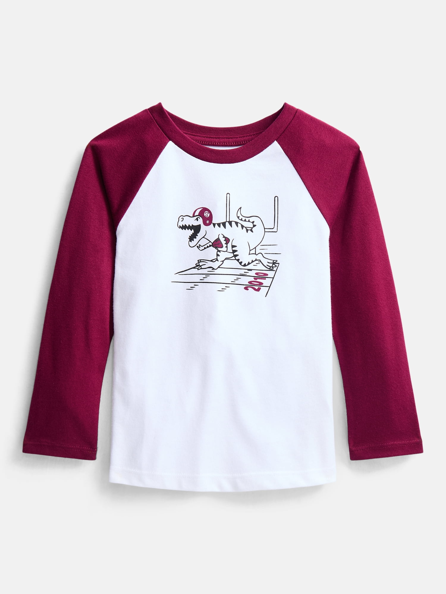 Wonder Nation Toddler Boys Raglan T-Shirt with Long Sleeves, Sizes 0T-5T