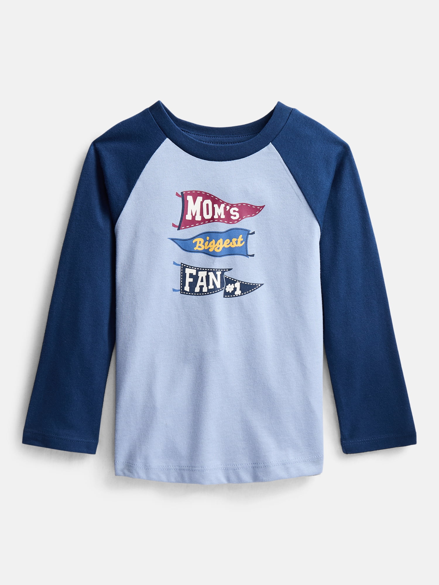 Wonder Nation Toddler Boys Raglan T-Shirt with Long Sleeves, Sizes 0T-5T