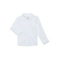 thumbnail image 1 of Wonder Nation Toddler Boys' Cotton Button Up Shirt with Long Sleeves, Sizes 12M-5T, 1 of 4