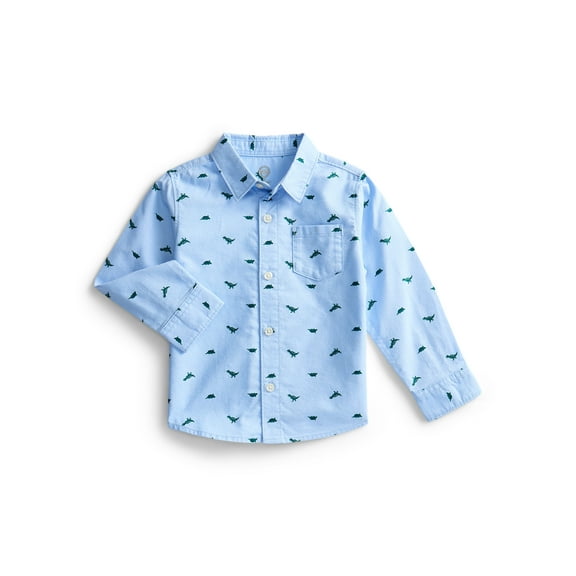 Wonder Nation Toddler Boys Woven Shirt, Sizes 12M-5T