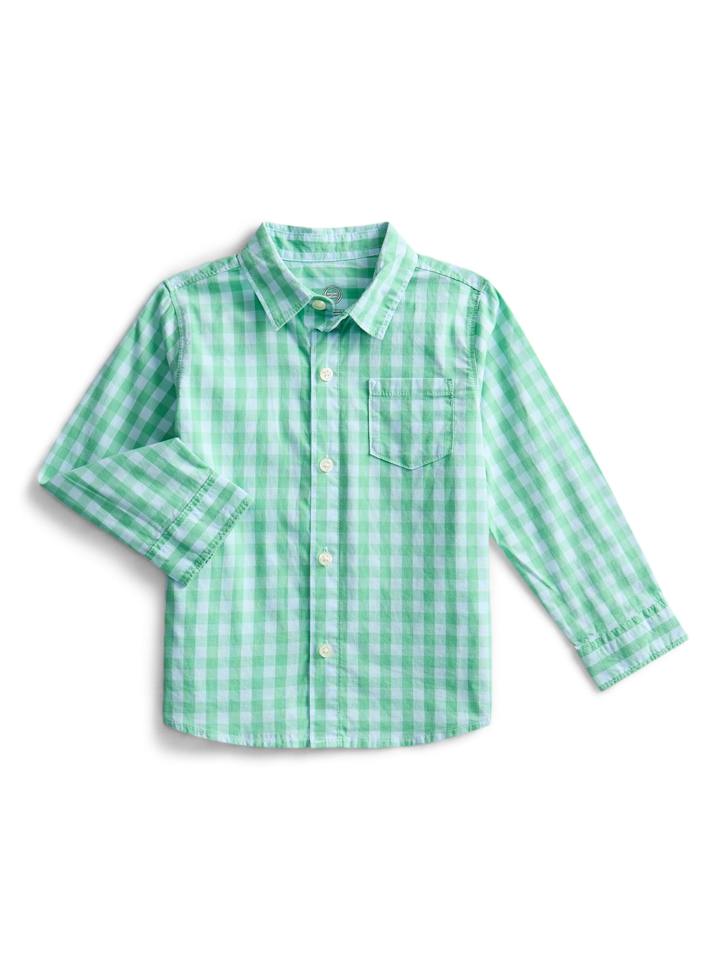 Wonder Nation Toddler Boys Woven Shirt, Sizes 12M-5T