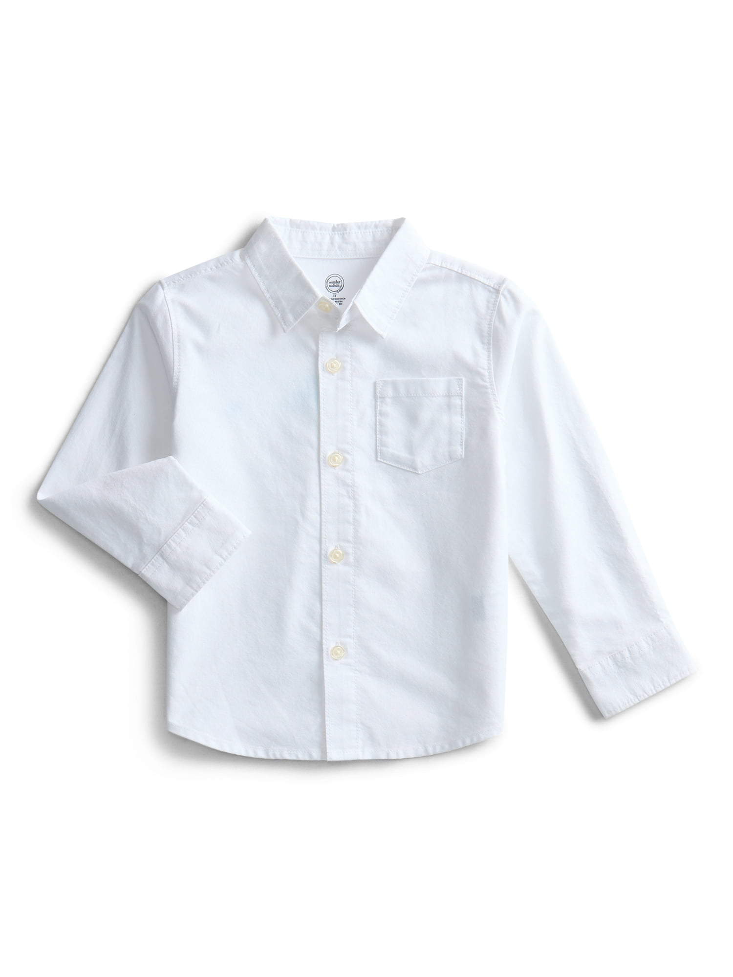 Wonder Nation Toddler Boys Woven Shirt, Sizes 12M-5T