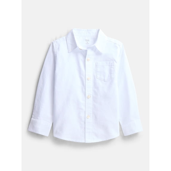 Wonder Nation Toddler Boys Shirt with Long Sleeves, Sizes 12M-5T
