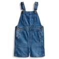 thumbnail image 1 of Wonder Nation Toddler Boys Denim Shortalls, Sizes 12M-5T, 1 of 3