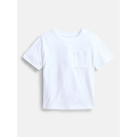 Wonder Nation Toddler Boys' Pocket Tee with Short Sleeves, Sizes 0M-5T