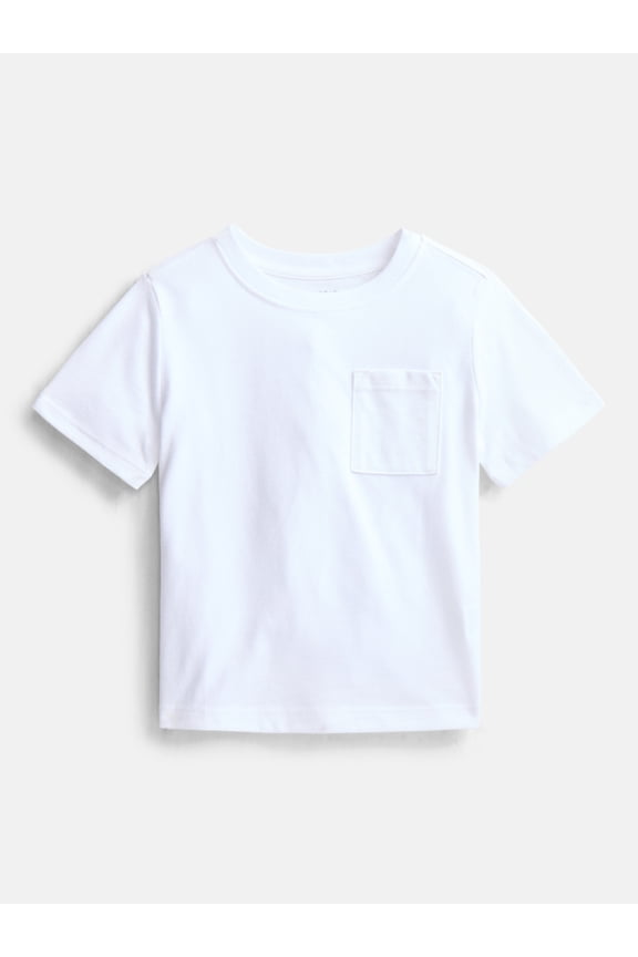 Toddler Boys' Pocket Tee with Short Sleeves, Sizes 0M-5T