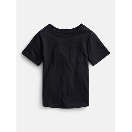 Wonder Nation Toddler Boys' Pocket Tee with Short Sleeves, Sizes 0M-5T