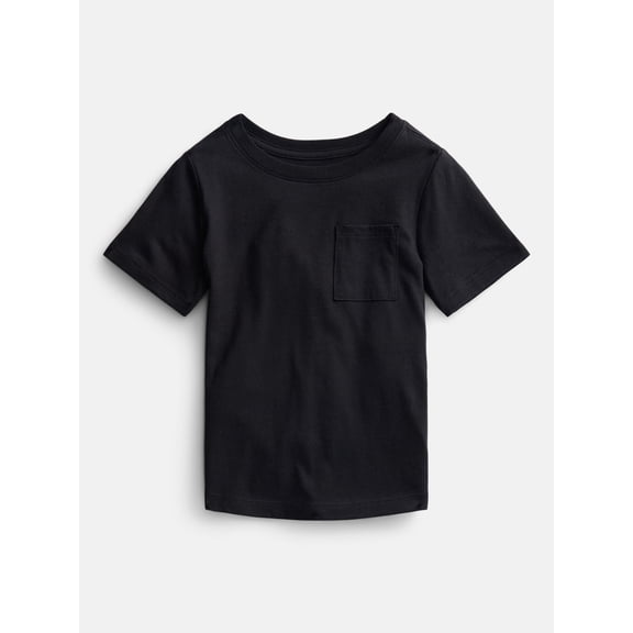 Wonder Nation Toddler Boys' Pocket Tee with Short Sleeves, Sizes 0M-5T