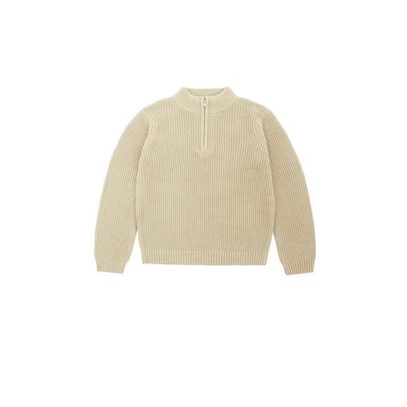 Wonder Nation Toddler Boys Quarter Zip Sweater, Sizes 12M-5T