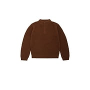 WONDER NATION Toddler Boys Quarter Zip Sweater, Sizes 12M-5T