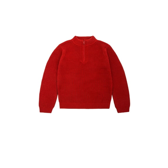 Wonder Nation Toddler Boys Quarter Zip Sweater, Sizes 12M-5T