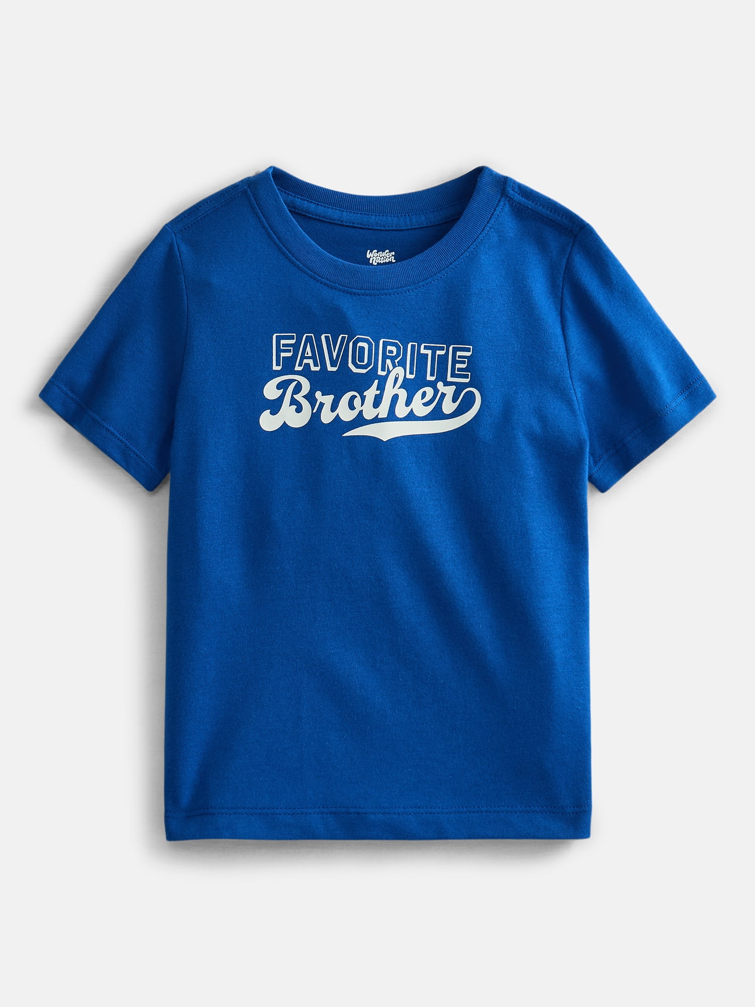 Wonder Nation Toddler Boys Graphic Tee with Short Sleeves, Sizes 18M-5T