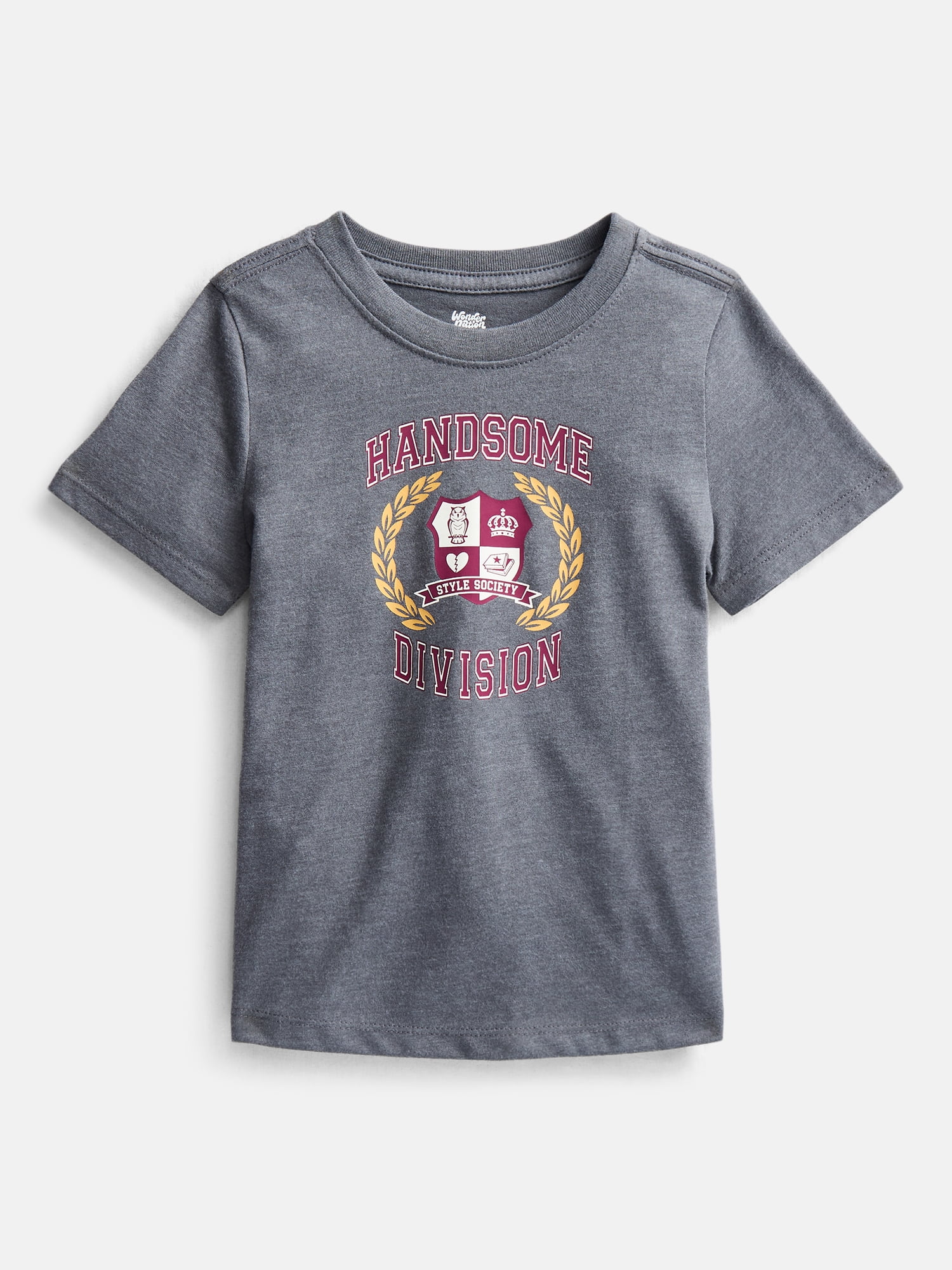 Wonder Nation Toddler Boys Graphic Tee with Short Sleeves, Sizes 18M-5T