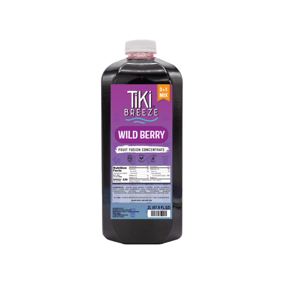 TB Wild Berry Fruit Fusion Drink Mix Concentrate cs 6/2 ltr