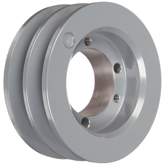 TB Woods 602B Classical V-Belt Sheave, B Belt Section, 2 Grooves, SDS Bushing required, Cast Iron, 6.35" OD CA2