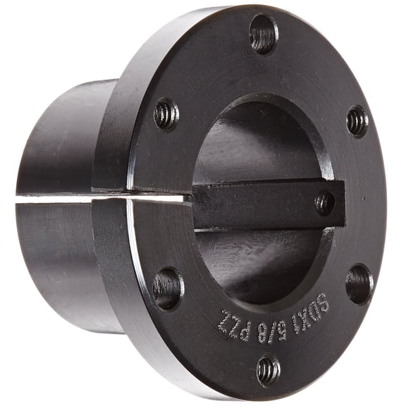 TB Woods Type SD SD158 Sure-Grip Bushing, Ductile Iron, Inch, 1.625" Bore, 2.1875" OD, 1.81" Length, 5000 lbs/in Torque, Standard Design, Standard Keyway CA1