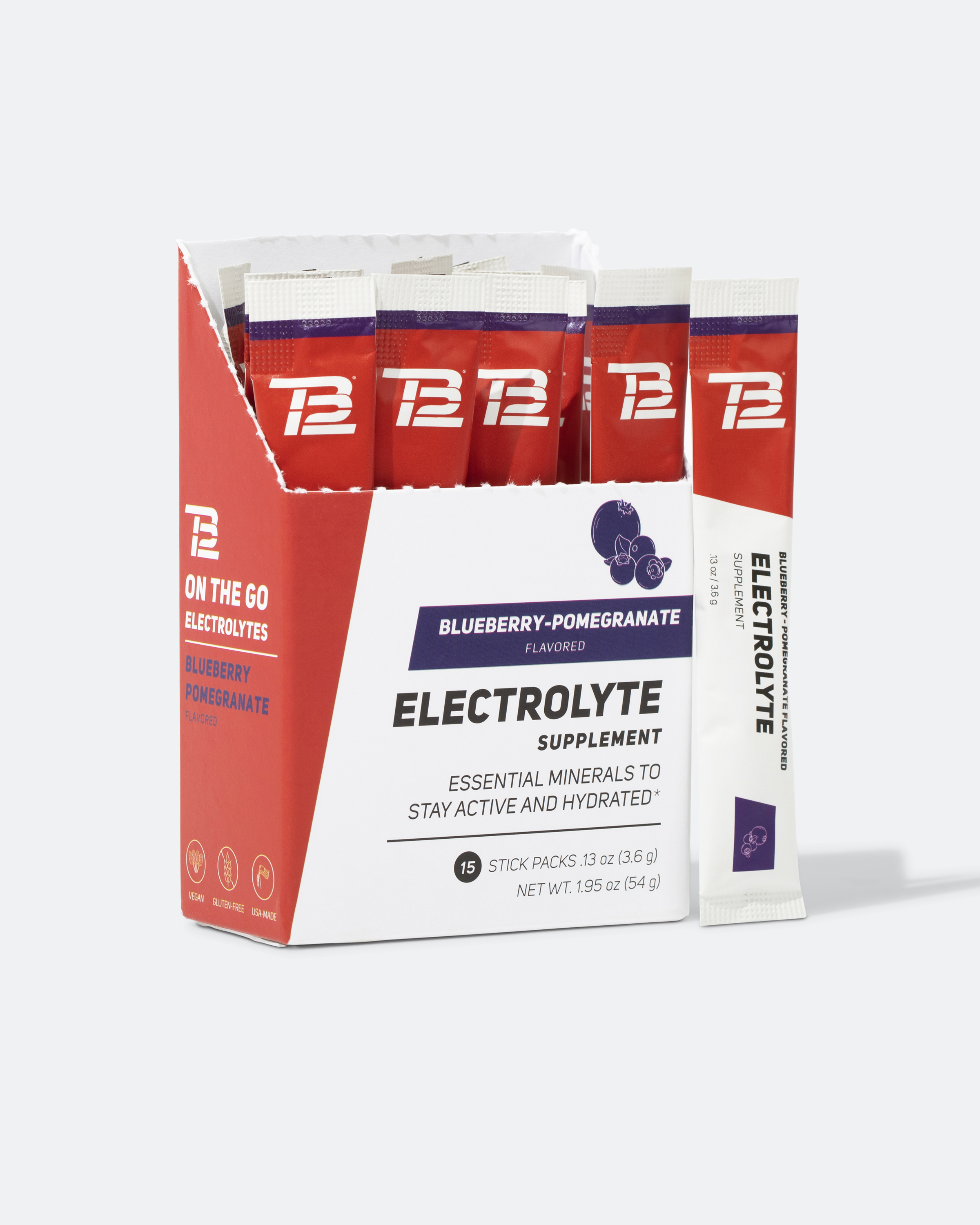 Zero Calorie Electrolyte Powder For Fasting TB12 Electrolyte Supplement Powder for Fast Hydration by Tom Brady