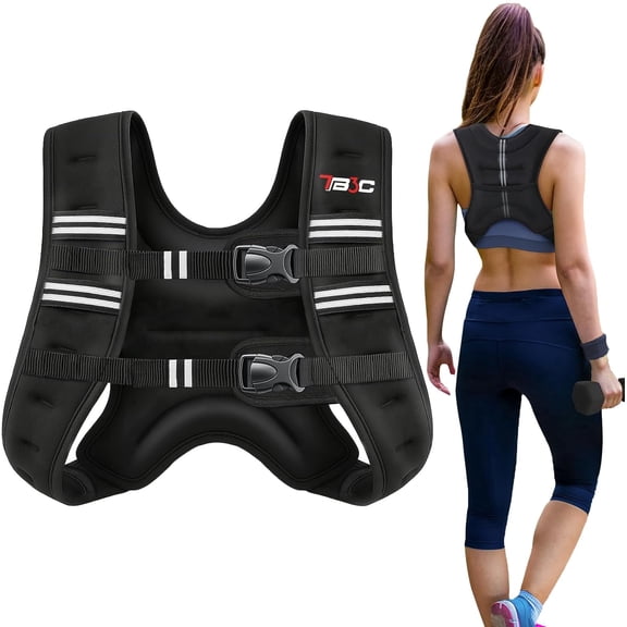 TB3C Weighted Vest Woman, 12lb Womens Weight Vest for Walking, 8lb/12lb/16lb/20lb