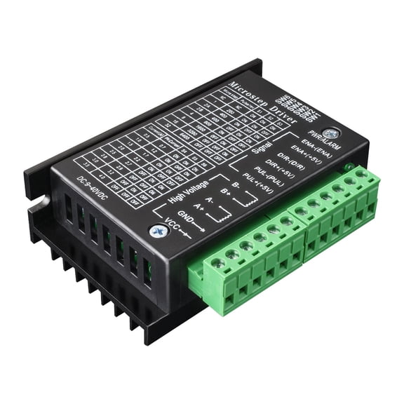 TB6600 4A Stepper Motor Driver Board, 9-42V Single Axes Hybrid CNC Controller, High Power Step Motor Driver for Nema17/42/57/86 Stepper Motor