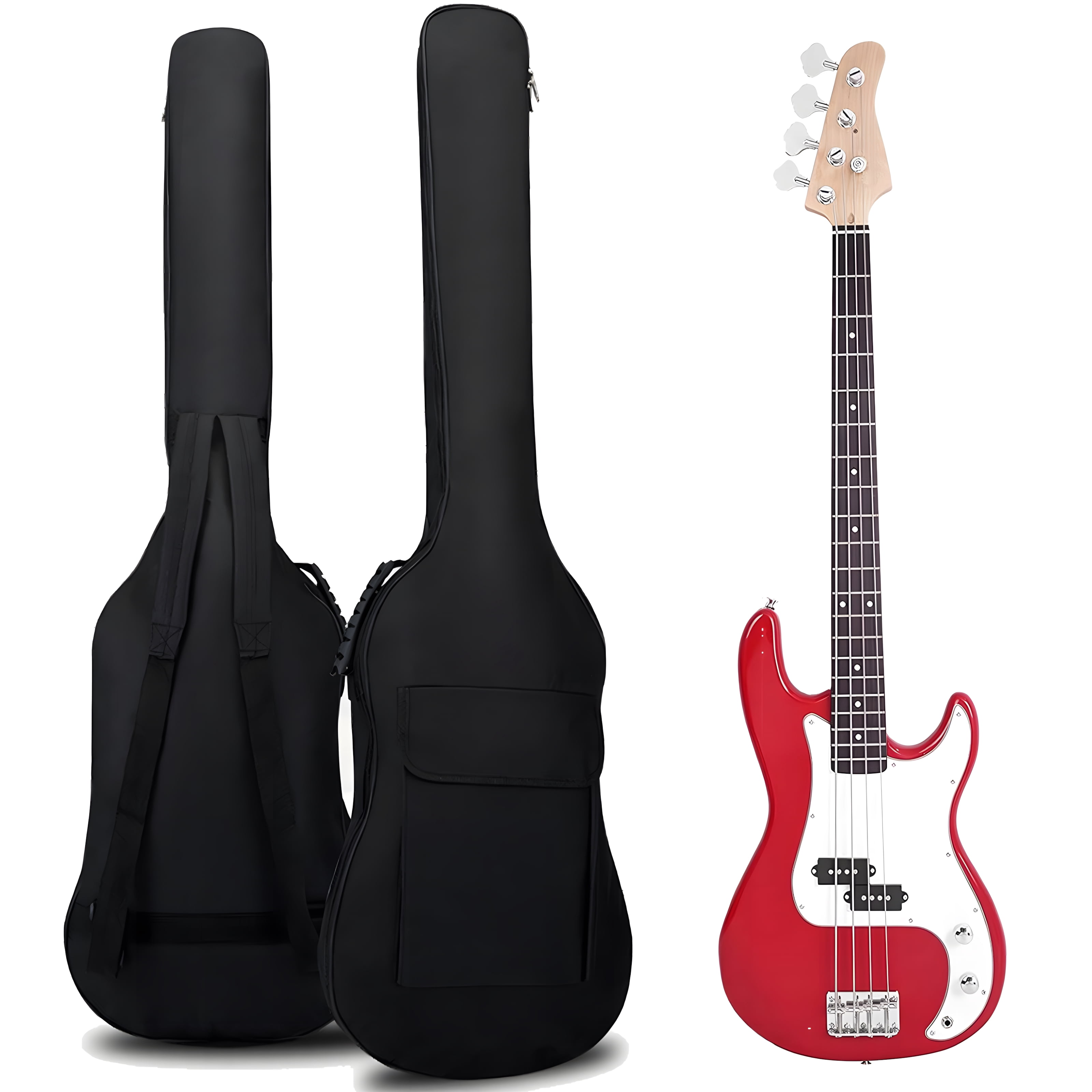 TBACW Bass Guitar Case - Bass Guitar Gig Bag 0.25 Inch Thick Padding ...