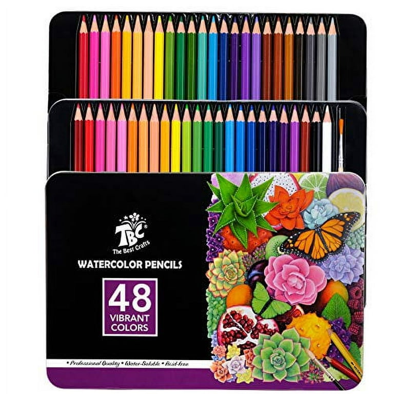 Professional Color Pencil Set in Tin Box – TBC the Best Crafts