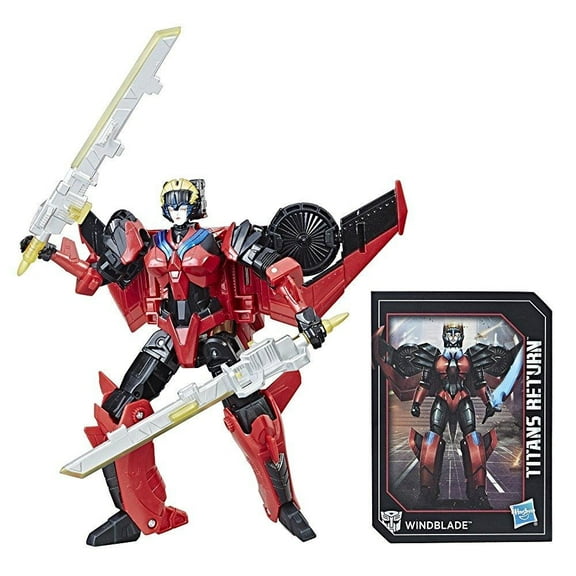 Windblade and Scorchfire Deluxe Class | Transformers Generations Titans Return