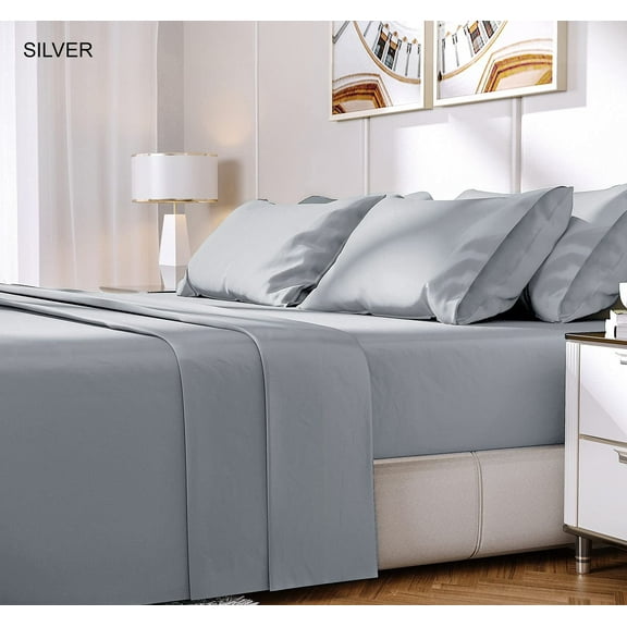 TBH Products LLC Premium Luxury 6-Piece Rayon from Bamboo Sheet Set, Twin – Soft & Durable