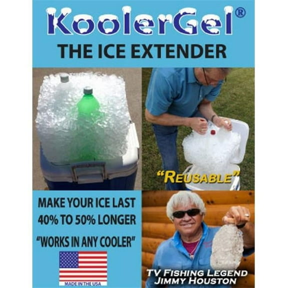 TBK Industries TBKG6 KoolerGel Reusable Ice Extender for Coolers