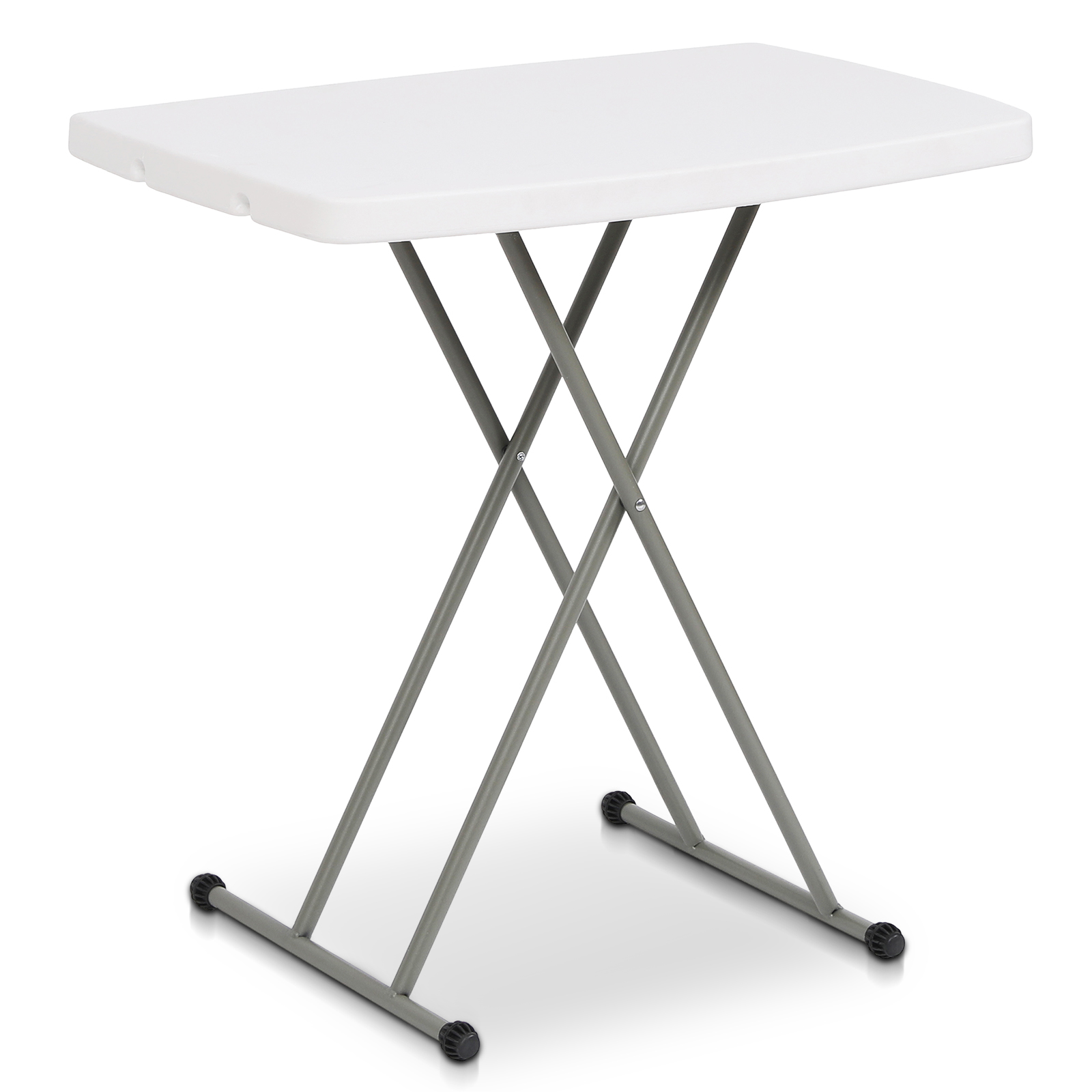 Mainstays Walnut 5Piece Folding TV Tray Table Set, 19 x 15 x 26 Inch