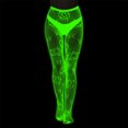 thumbnail image 1 of TBKOMH Glow In The Dark Fishnets Women's Fishnet Stockings Sexy Tights High Waisted Pantyhose Halloween Stockings Rave Clothes High Waist Tights Party Stocking for Women, 1 of 4