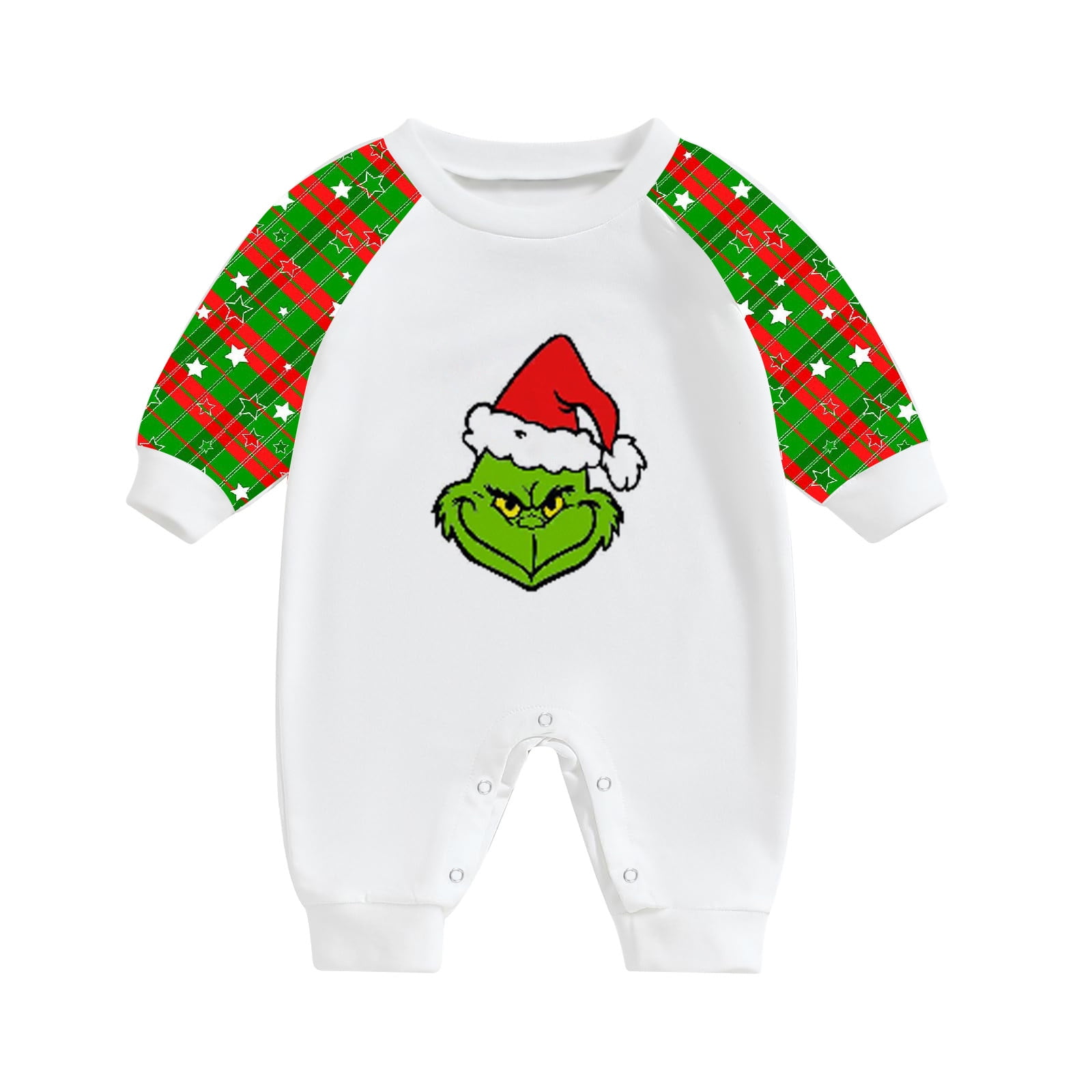 TBKOMH Grinch,Grinch Christmas Matching,Grinch Costume,Grinch Pajamas,Christmas Prints Family