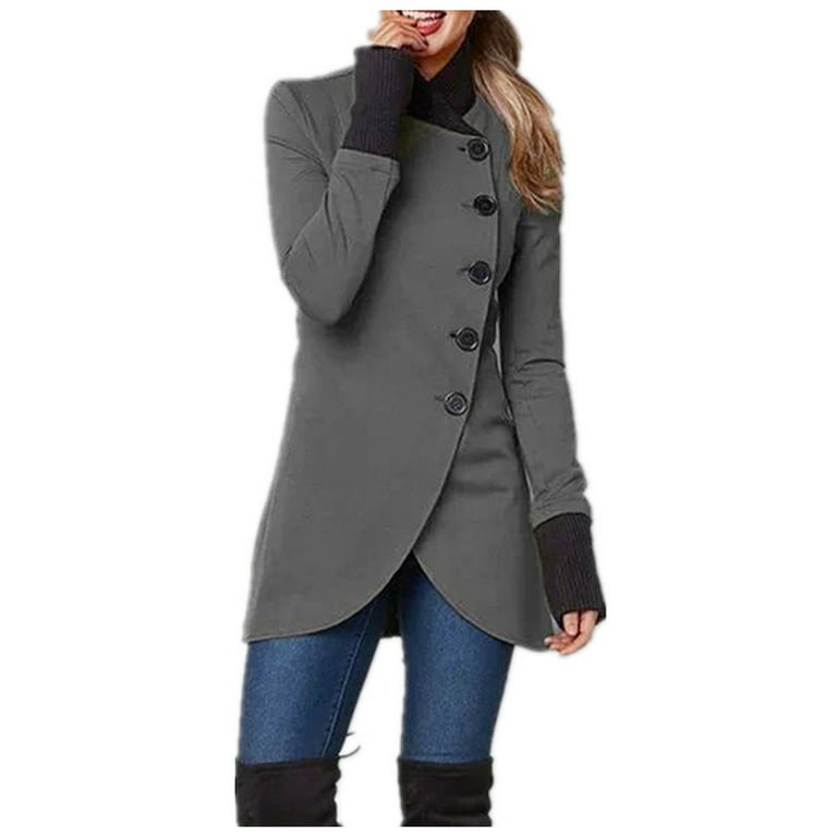 Women's Stitching Solid Color Long-Sleeved Jacket Women's Stitching Solid Color Long-Sleeved Jacket