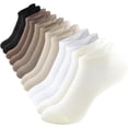 thumbnail image 1 of TBKOMH Womens Ankle Socks Athletic Running Low Cut Socks With Tab 6 Pairs, 1 of 6